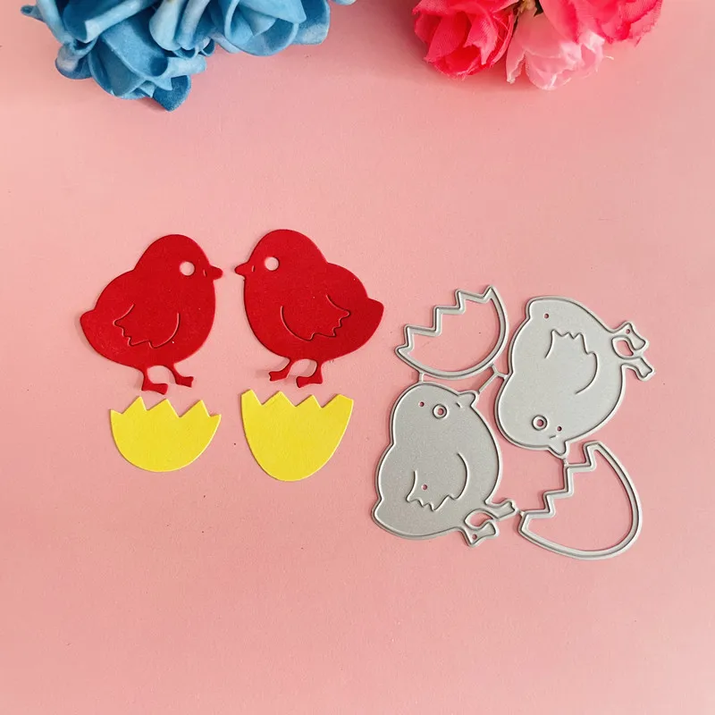 cute animal chicken decoration Metal Cutting Dies DIY Scrapbook Paper Cards Embossing Craft Die Cut handmade craft