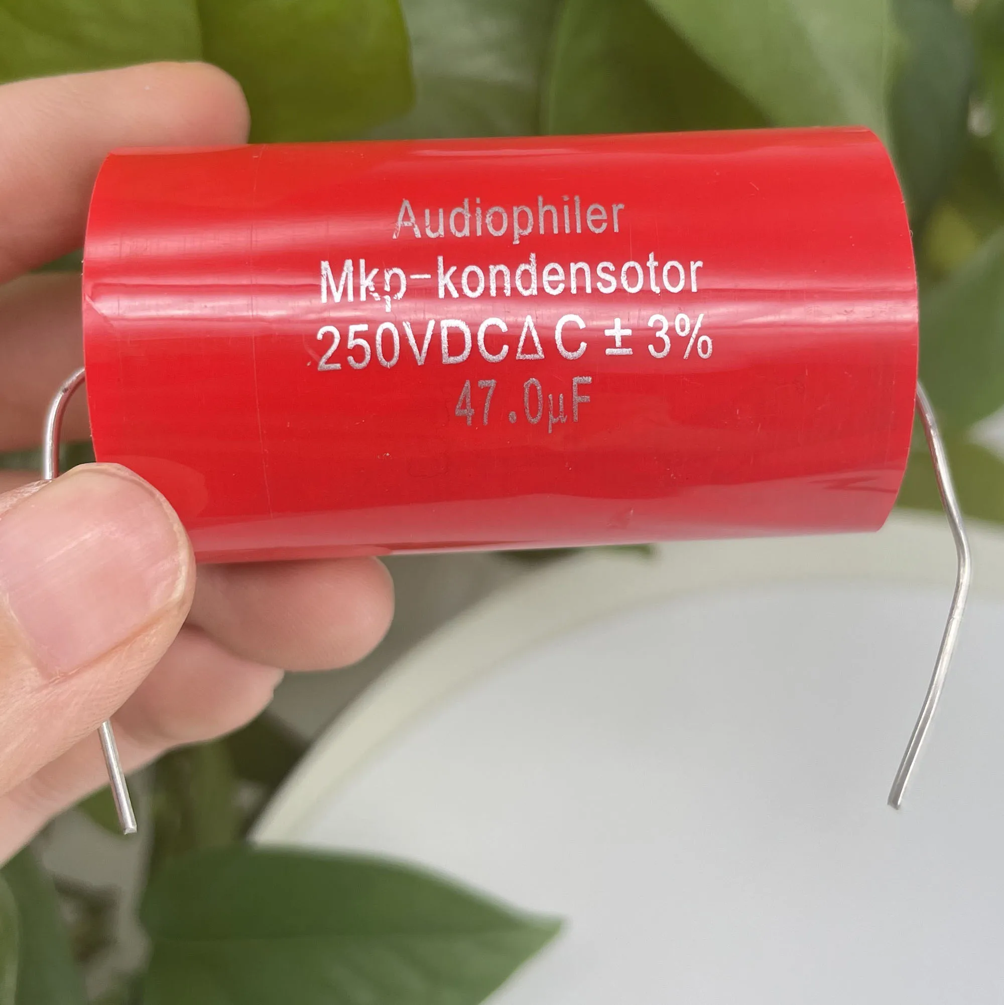 

2PCS Audiophiler Axial MKP Capacitor 47uf 250V DC ±3% Test And Matched HIFI Frequency Dividing Audio Capacitance