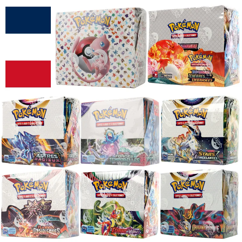 360Pcs/Box French Version Pokémon cards TCG: Sword & Shield Lost Origin Booster Box Pokemon Cards 36 Pack Box