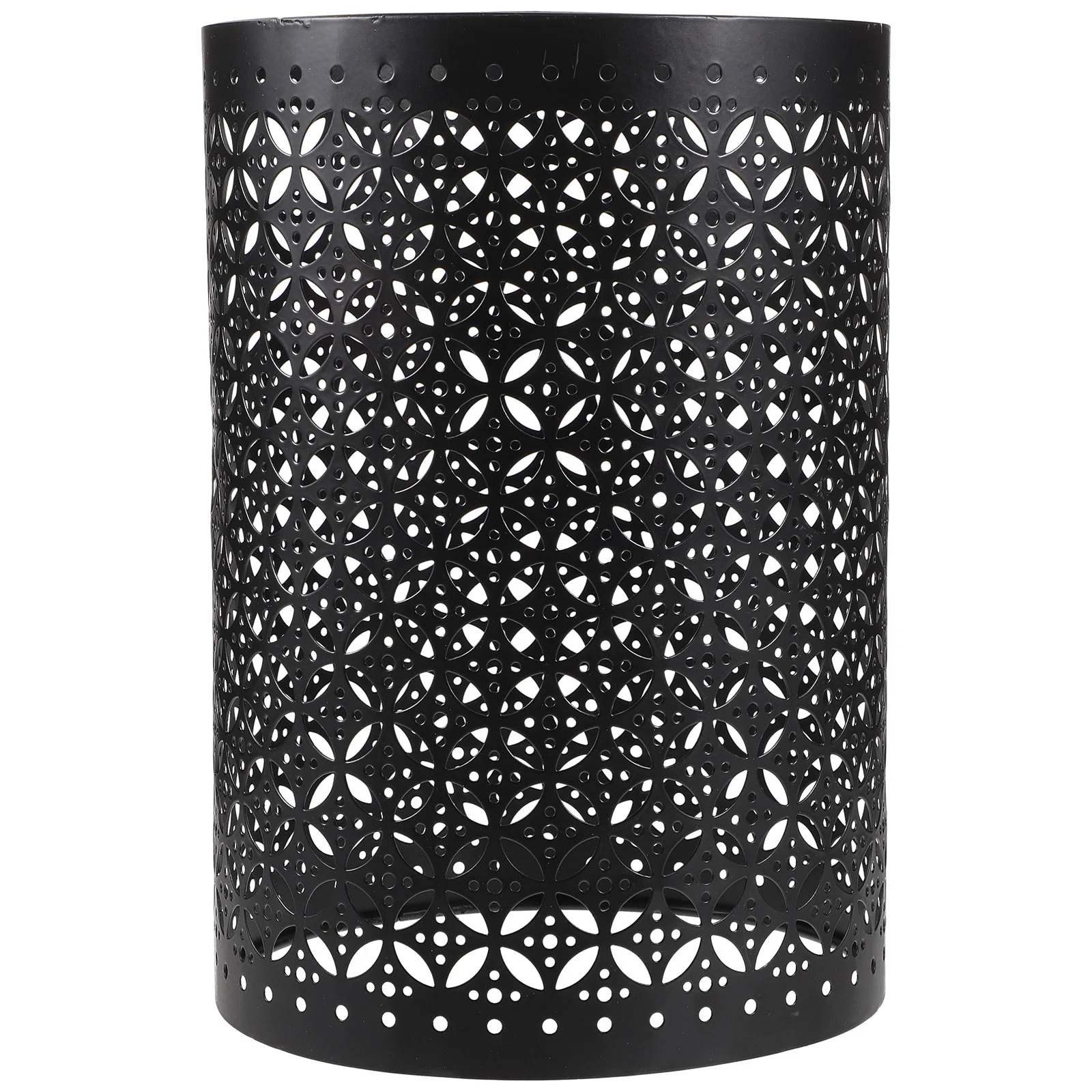 

Large Lamp Shade Wrought Iron Hollow Lampshade Wall Lampshades for Desk Tabletop Black