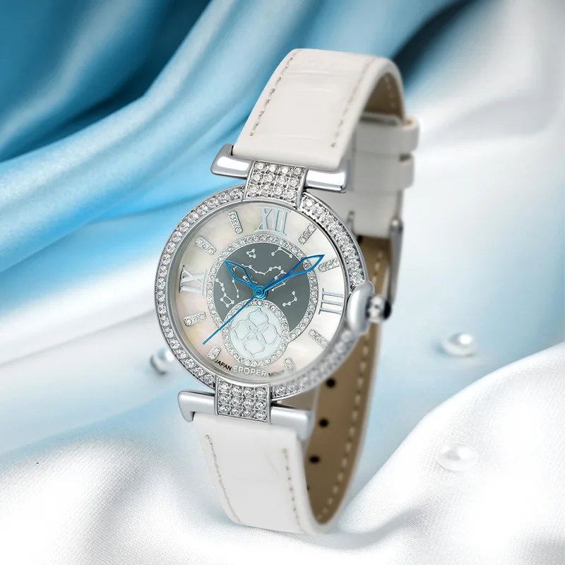 Winter New Small Luxury The Lady Watches Exquisite Fashion Temperament Workplace Shining And Versatile Automatic Watch For Women