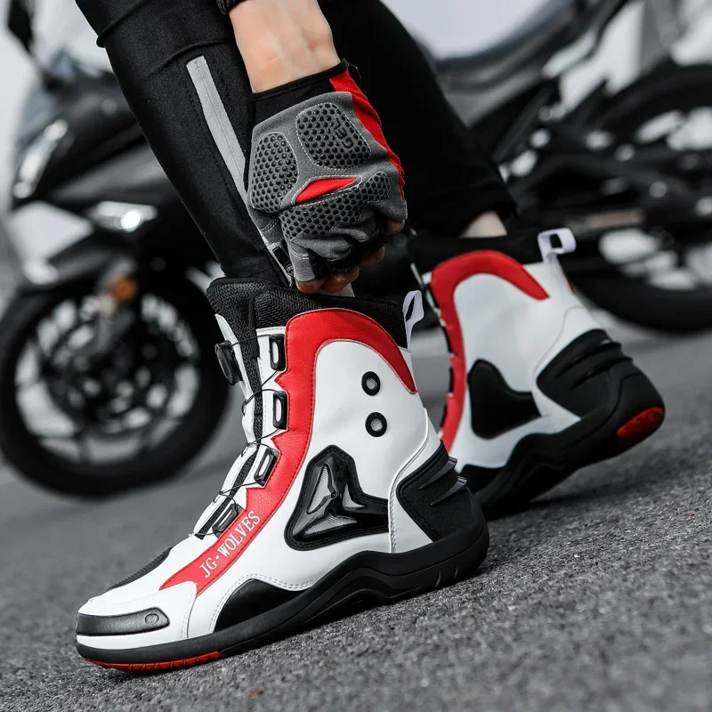 Off-road Racing Shoes Waterproof Shock-absorbing Outdoor 37-46 Mens Motorcycle Boots shoes for women waterproof shoes