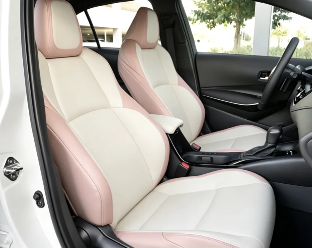 Für Toyota Corolla 2026 Maßgefertigte Autositzbezüge Luxuriöses Nappa-Leder 100% Passgenau Innenraumzubehör 360 ° Vollständige Abdeckung – Detail 7
