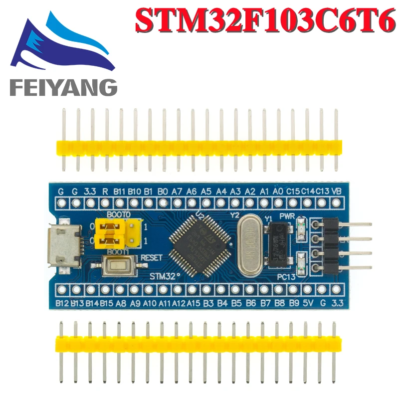 SAMIROB STM32F103C6T6 STM32F103C8T6 ARM STM32 الحد الأدنى لتطوير النظام لوحة تركيبية لاردوينو