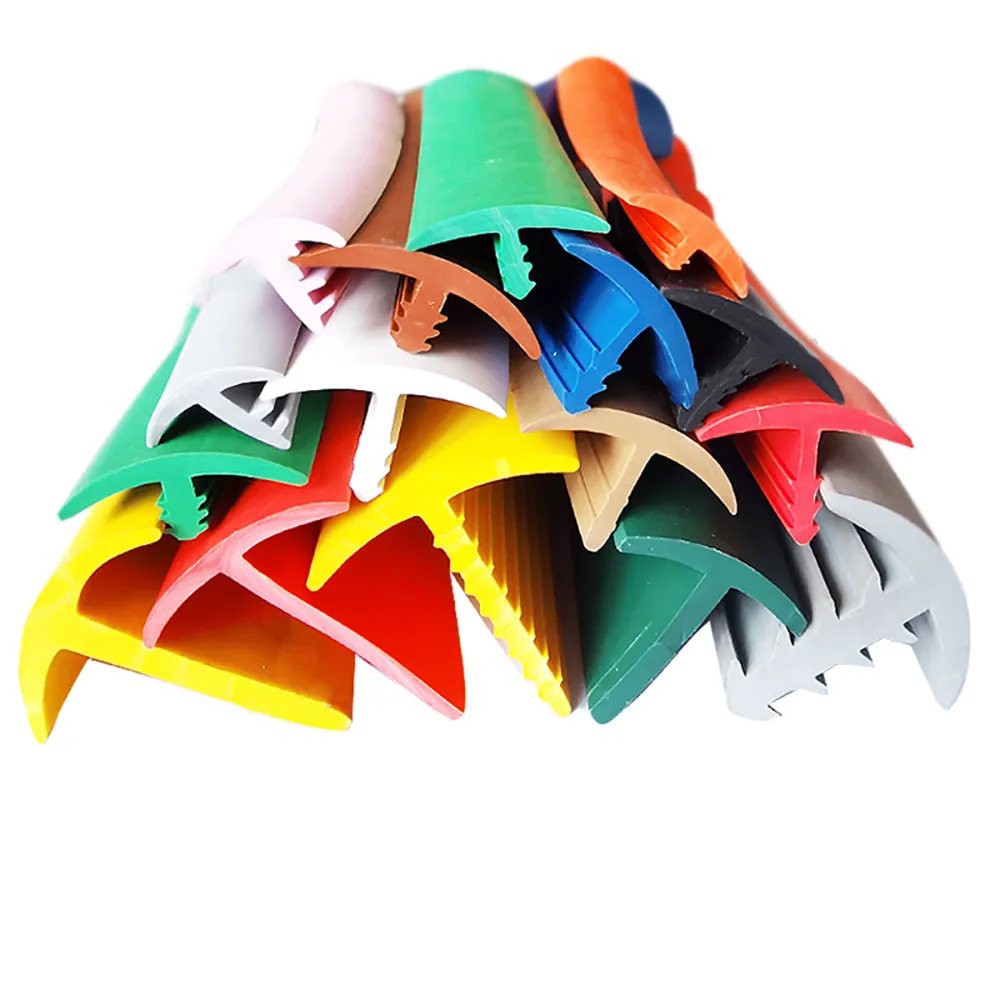 문짝 창문 유리 갭 필러 씰링 스트립, T자형 실리콘 고무 자동차 절연, 방수 및 방진 웨더스트립, 1 m, 3 m, 5m