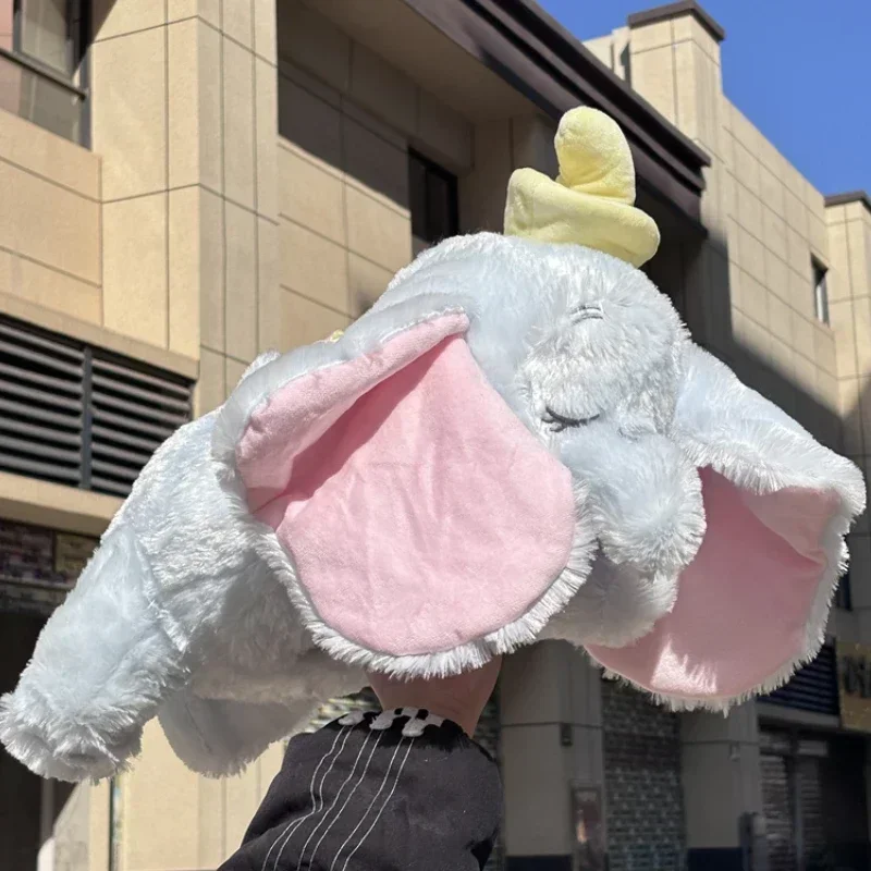 40/80cm Disney Dumbo Elephant Plush Toys Anime Plushie Dolls Cute Animal Pillow Cartoon Stuffed Kids Birthday Christmas Gifts