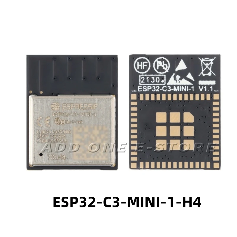 ESP32-C3-MINI-1U-N4，ESP32-C3-MINI-1-H4，ESP32-C3-MINI-1-N4，ESP32-C3-MINI-1U-H4，2.4GHz WiFi+Bluetooth BLE5.0 wireless module