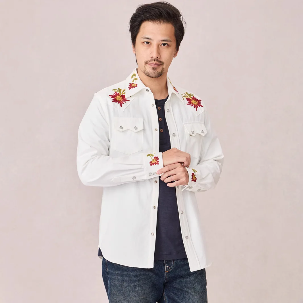 2025 موضة جديدة خمر الرجال عادية عصرية بسيطة الأساسية اليومية بدوره إلى أسفل طوق كم طويل واحدة الصدر قمصان الذكور الملابس