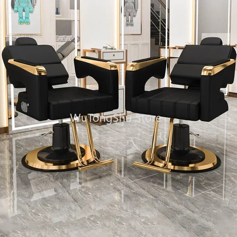 Hair Barber Chairs barber accessories Swivel Stool Apartment Hairdressing Chair Dressing Room Back salon equipment furniture