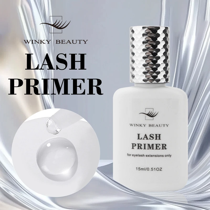 

15ml Eyelash Glue Primer For Lash Extension Strength Glue Adhesive Bonding False Eyelashes Long Lasting Fixing Agent Glue Tools