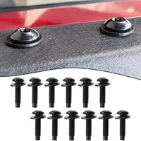 12Pcs Screws Bolts Fit A-Pillars Hardtop For Jeep Wrangler JK 07-18 M8 Torx Frame Hinge Torx Screw Bolt