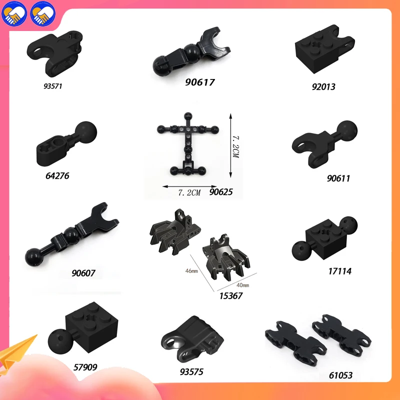 DIY 테크니컬 MOC 브릭 완구 빌딩 블록, 57909 92013 17114 61053 93571 15367 90625 93575 90611 90607 90617 호환 가능