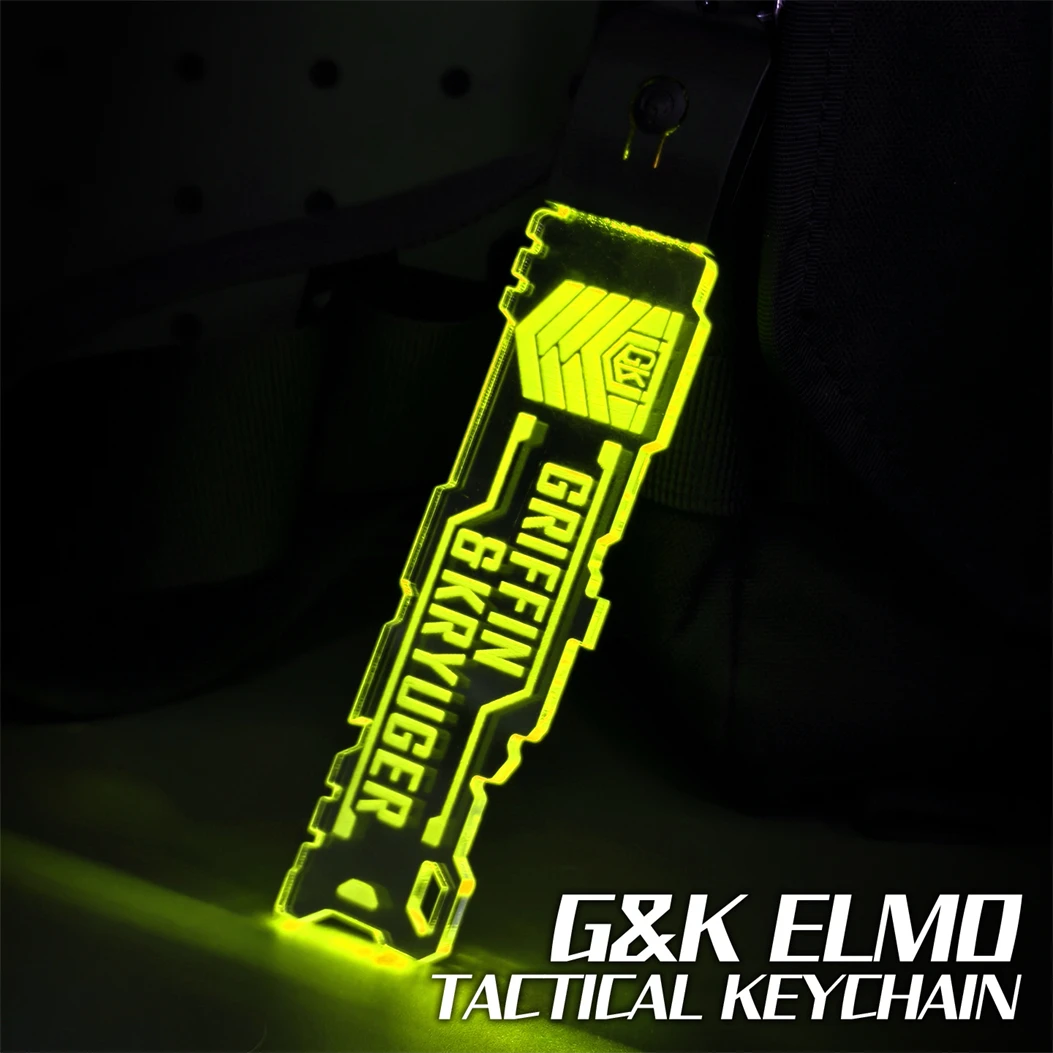 LLavero táctico EXILIUM para Cosplay, accesorio acrílico con Flash RGB, muñecas frontline para niñas, juego para fanáticos, regalo de comandante, Klukai Groza Leva