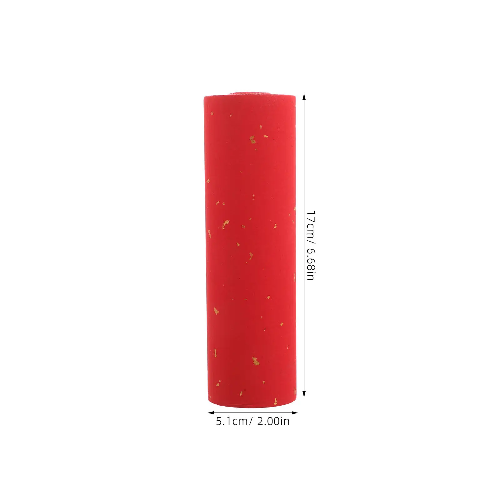 2 Rolls Festive Red Xuan Paper 17Cm X 20M Thickened Semi-Ripe Texture Ideal for Handwritten Chinese New Year Couplets