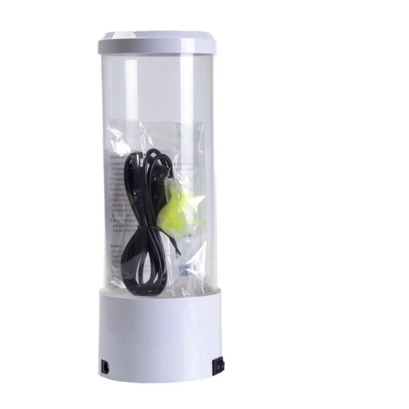 โคมไฟ LED รูปแมงกะพรุน ไฟ USB เปลี่ยนสีได้ สร้างบรรยากาศเงียบสงบ โคมไฟกลางคืนสุดสร้างสรรค์ ตกแต่งโต๊ะทำงาน โคมไฟขนาดเล็ก