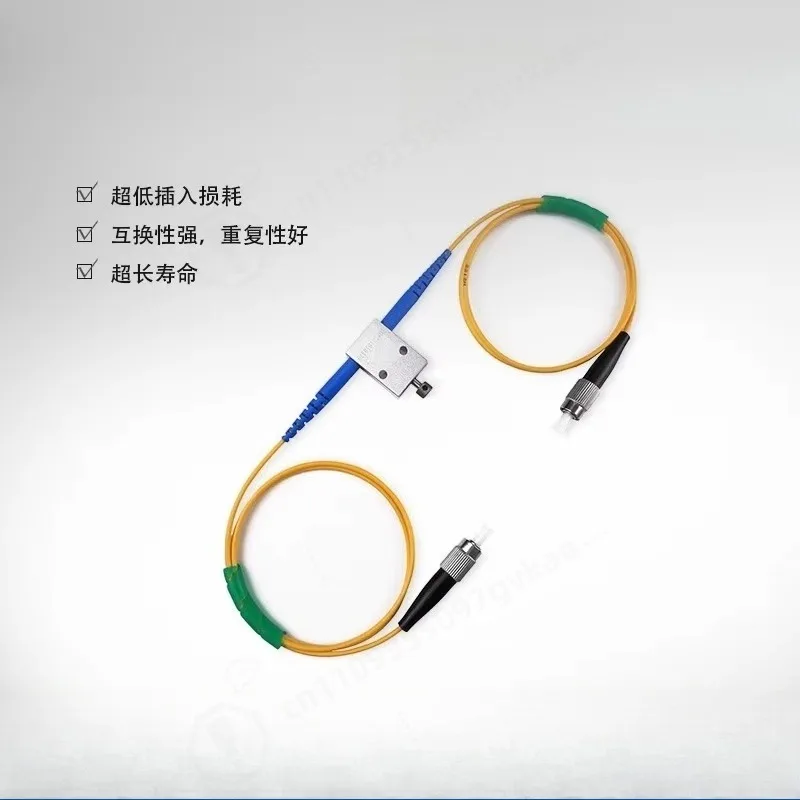 1550Nm in-line Adjustable Fiber Attenuator, Manual Mechanical Light Attenuation FC/APC Single Mode Optical Attenuator