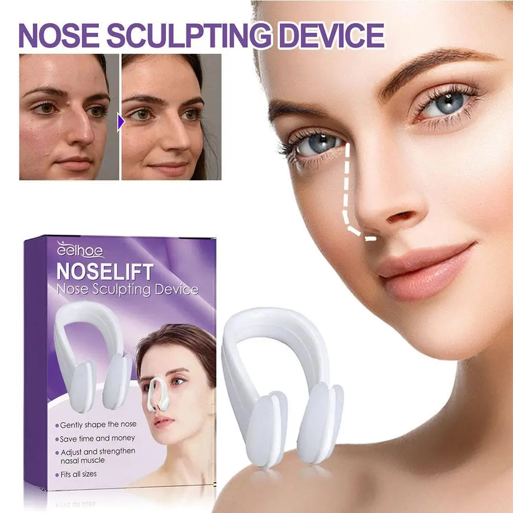 

Nose Shaper Clip Nose Up Lifting Shaping Bridge Straightening Slimmer Device Silicone Nose Slimmer No Painful Hurt Beauty Tools