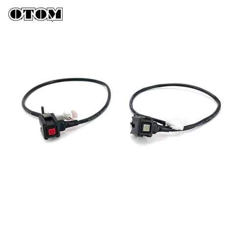 Imagen 2 del producto Botón de bocina de Motocross, interruptor de arranque de motor, convertidor eléctrico abierto común para KTM, Honda, Yamaha, Kawasaki, ATV, Universal