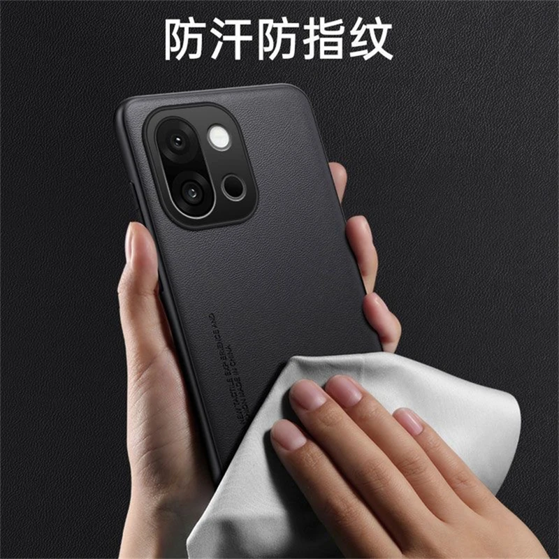 Für Realme 16 Pro Plus Hülle Einfache PU-Leder Silikon TPU Kameraschutzabdeckung Für OPPO Realme 16 Pro+ Stoßfeste Hartschale. – Detail 4