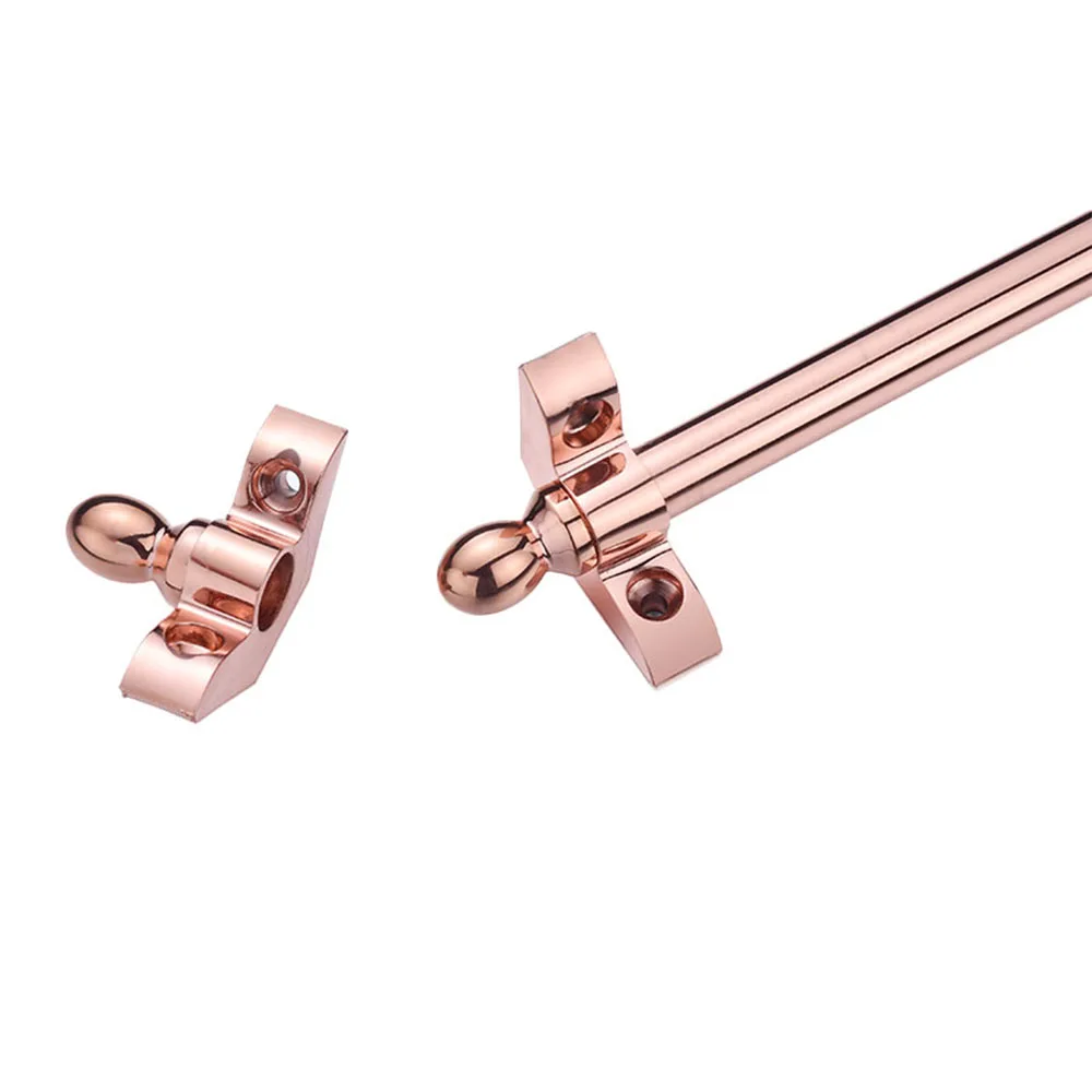 custom Stairway Carpet Rod Stainless Steel Aluminum Stair Tread Carpet Holder Bars with Accessories Elegant Stair Runner Support