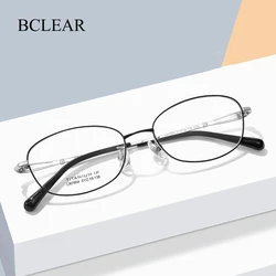BCLEAR Pure Titanium Ultra-light Vintage Female Eyeglasses Retro Luxury Eyewear Optical Frame Fashion Spectacle Frames For Women