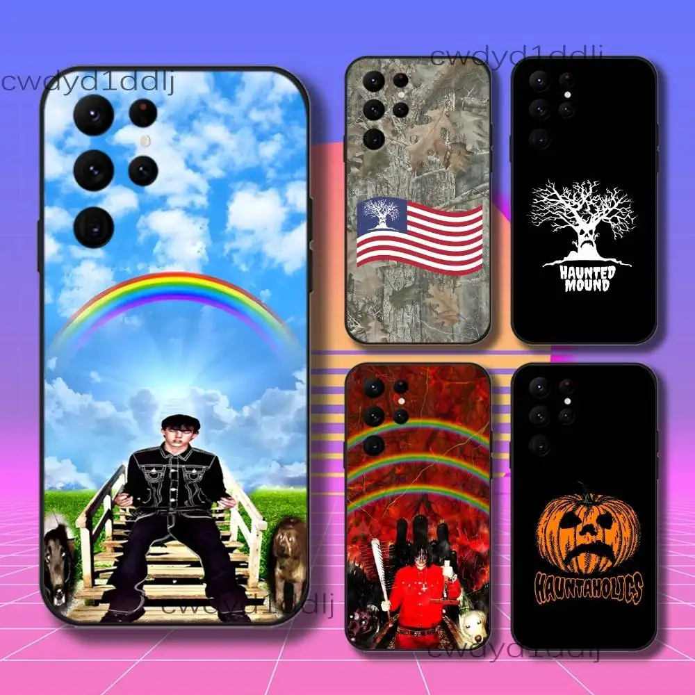 

S-Sematary H-Haunted Mound Phone Case For Samsung S10,S21,FE,S21 ,S26,S25,S24,S23,Ultra,S9,S22,Plus Black Shockproof Silicone