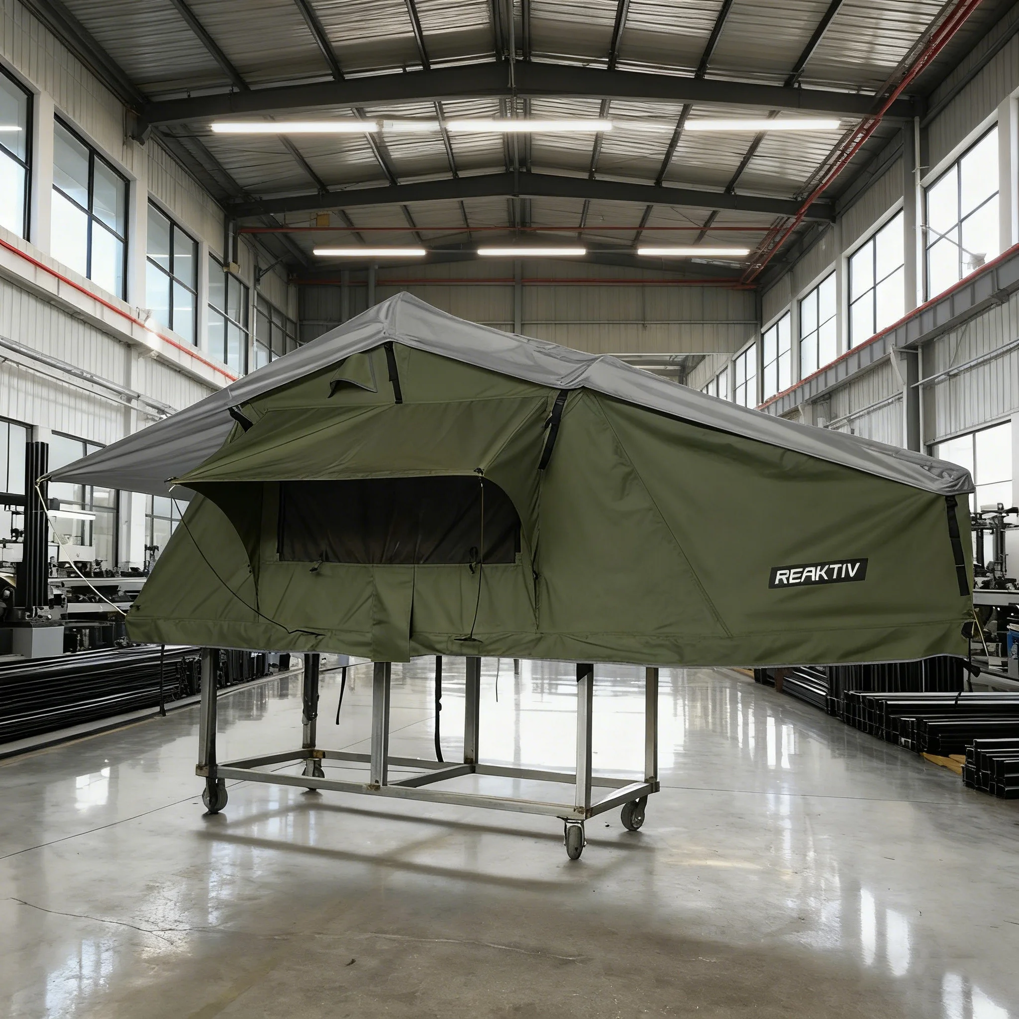 

Waterproof Double Layer Oxford Aluminium Pole Manufacture Lightweight Rooftop Tent,Customization