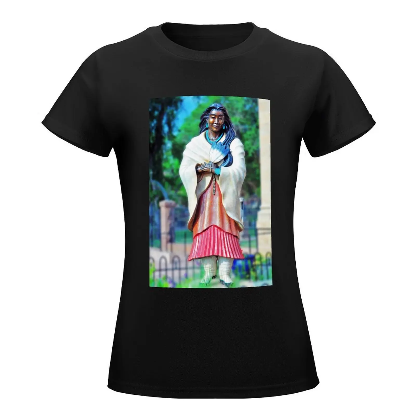 Saint Kateri Tekakwitha T-Shirt lady clothes plus size tops hippie clothes korean fashion oversized t shirts for Women
