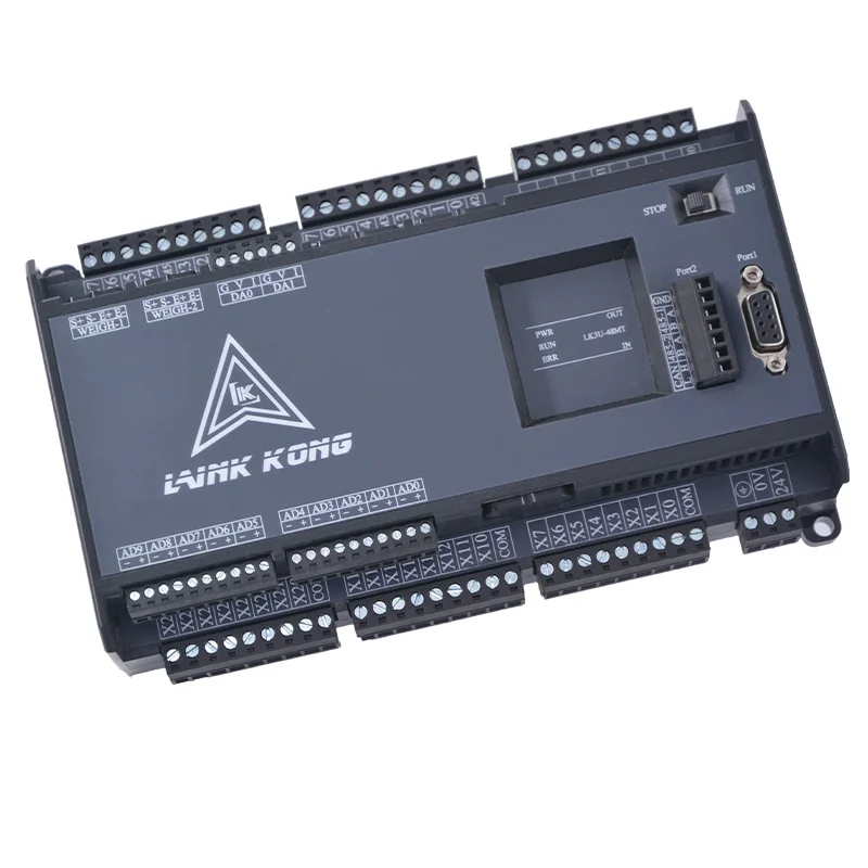 PLC Industrial Control Board LK3U-20 32MT-10AD2DA 48MR with 8-axis 2-way Weighing FX3U Controller