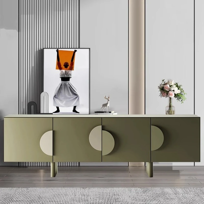 Tavolo TV da salone unico Designer Minimalista Intrattenimento industriale Tavolo TV Display nordico Archivadores Mobili da ingresso