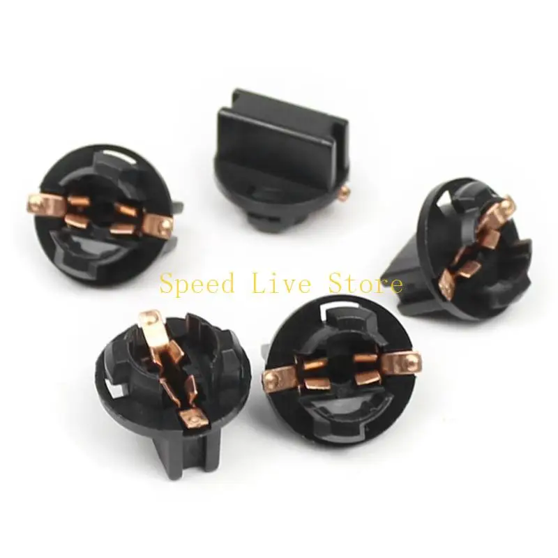 547C 10Pcs T10 Twist Lock Socket Auto Dashboard Instrument Panel Cluster Plug For Air Conditioner Lights Car Bulbs Base