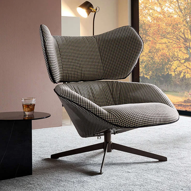 #Modern Simple Tufted Fabric Armchair Cooling Feature Single-Person Living Room Furniture for Home Apartment School Hospital Use