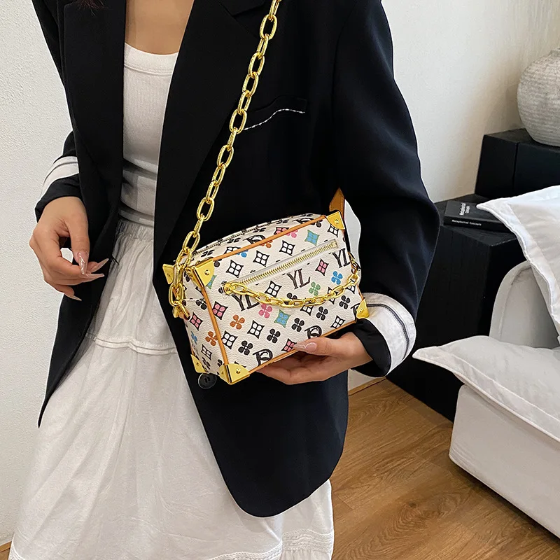 Trendy 2026 Bucket Bag, Boho-chic Canvas & Leather Crossbody Bag, Fashionable Small Shoulder Purse for Women