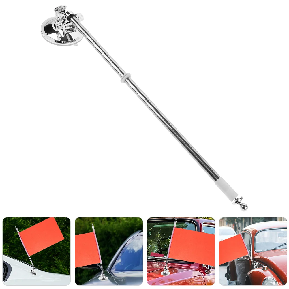 

2Pcs Suction Cup Flag Pole Bracket Easy Installation Durable Stylish Design Fits Multiple Car Models Car Window Flag Mount
