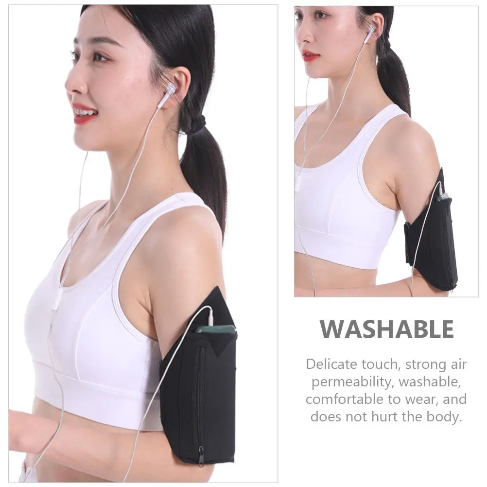 

Неопреновая сумка-нарукавник для бега, держатель для телефона, спортивный чехол для телефона, дышащий, влагоотводящий, сенсорный, удобный