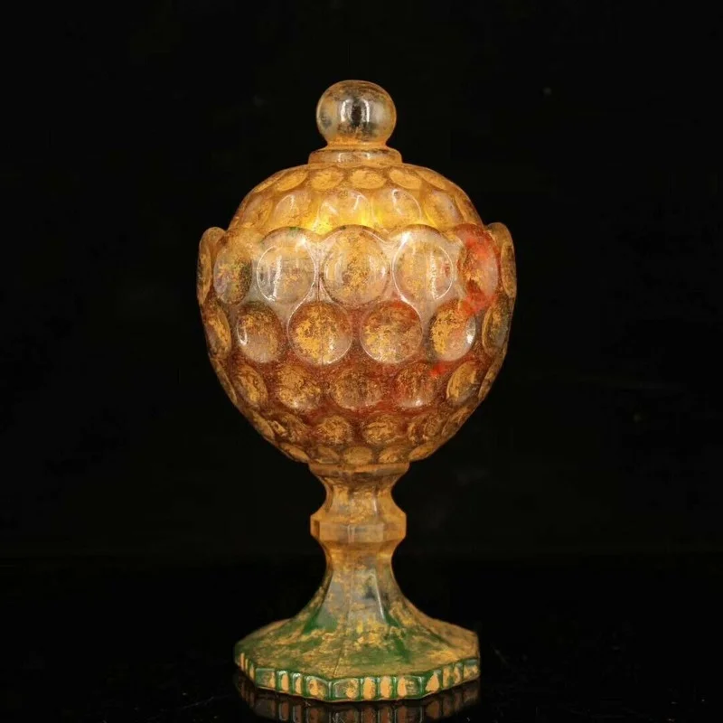 

Buddhist Crystal Relics Jar Ancient Temple Enshrines Vajra Relic Jar