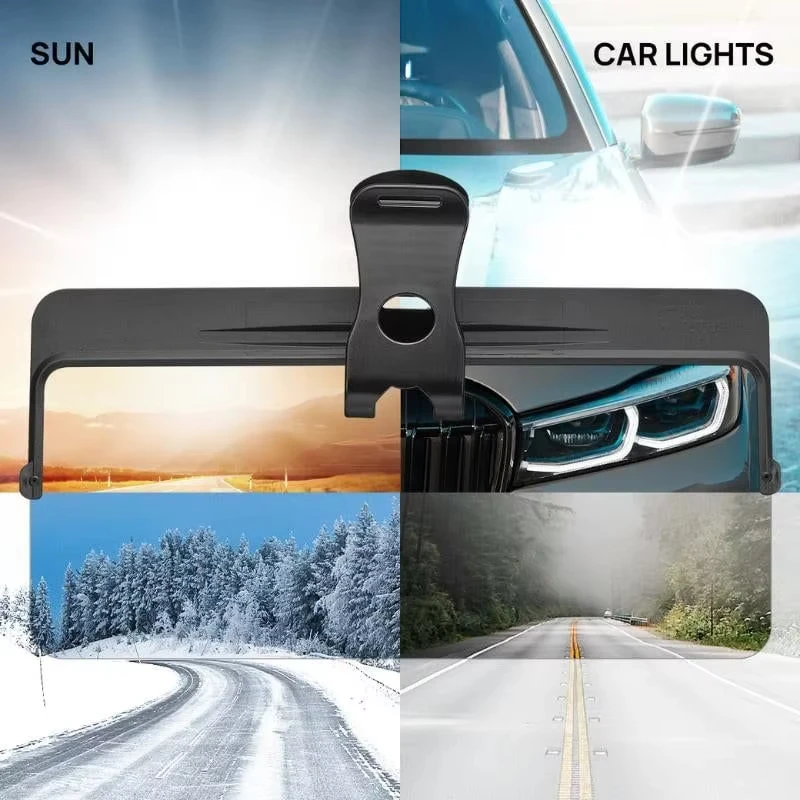 

Universal Car Sun Visor With Polarized Glare Protection Cars Sun Visor Extender Glare Guard Protect From Sun Glare UV