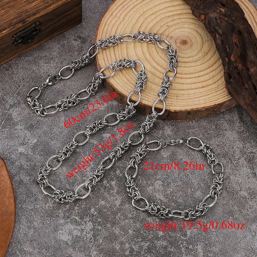 Minimalist, niche patchwork necklace – Vintage-inspired, distressed street-style bracelet – Versatile for everyday wear