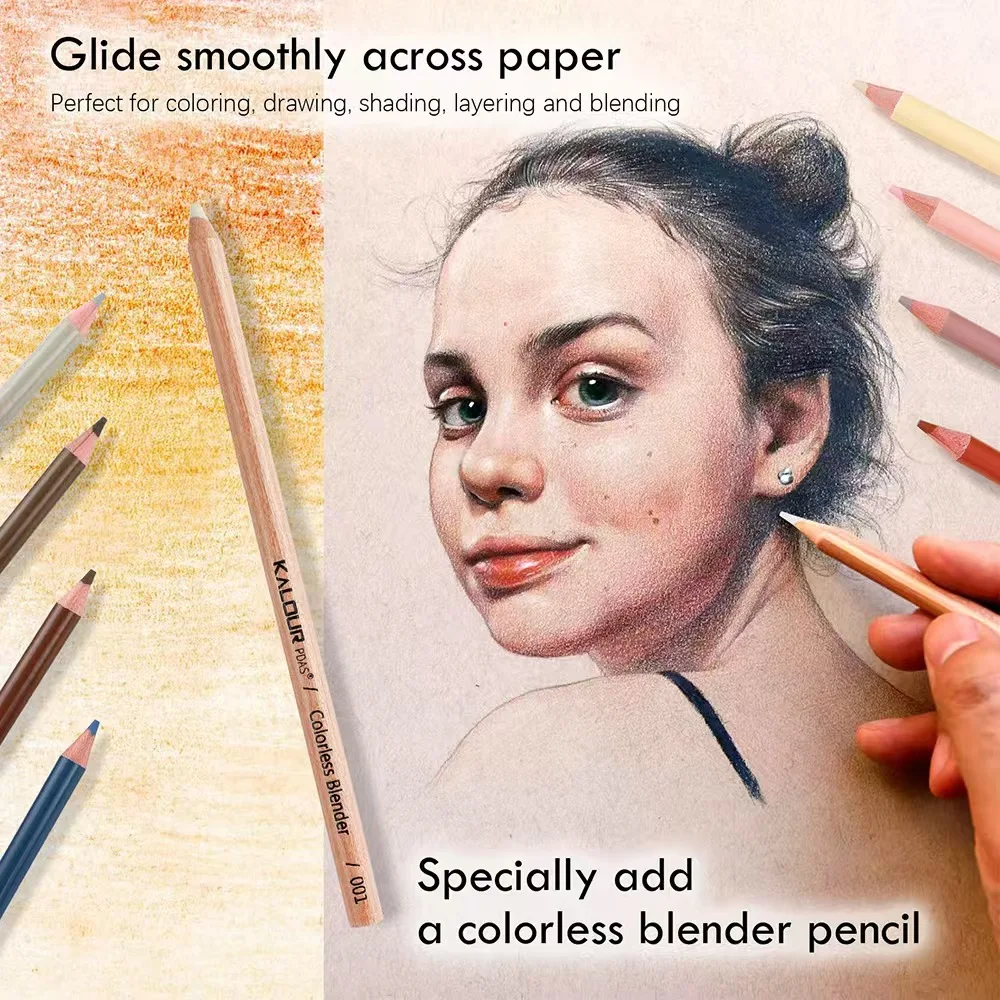 30 Colors Skin Tone Drawing Pencil Set Oily Lead Tin Box Pencil Set Painting Sketching Art School Office Stationery Supply