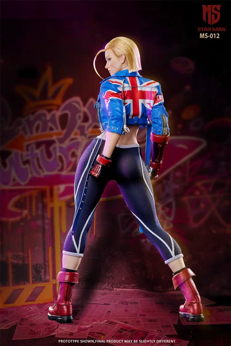 

【Оригинал】STAR MAN MS-012 Street Fighter Cammy White Female Agent-Blue Bee 1/6 Фигурка Модель игрушки