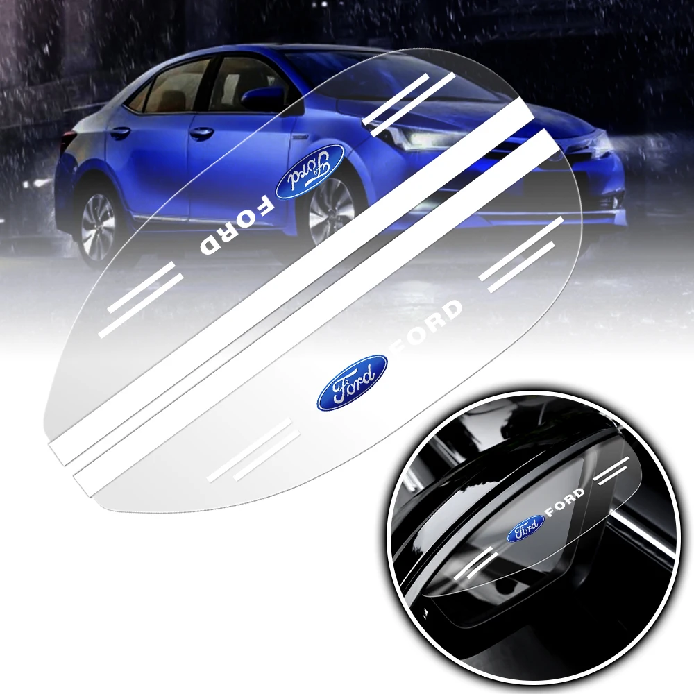 

For Ford Focus Kuga Fiesta Transit Mustang Mondeo MK2 MK3 Fusion Car Rain Eyebrow Rearview Mirror Waterproof Shield Safe Driving