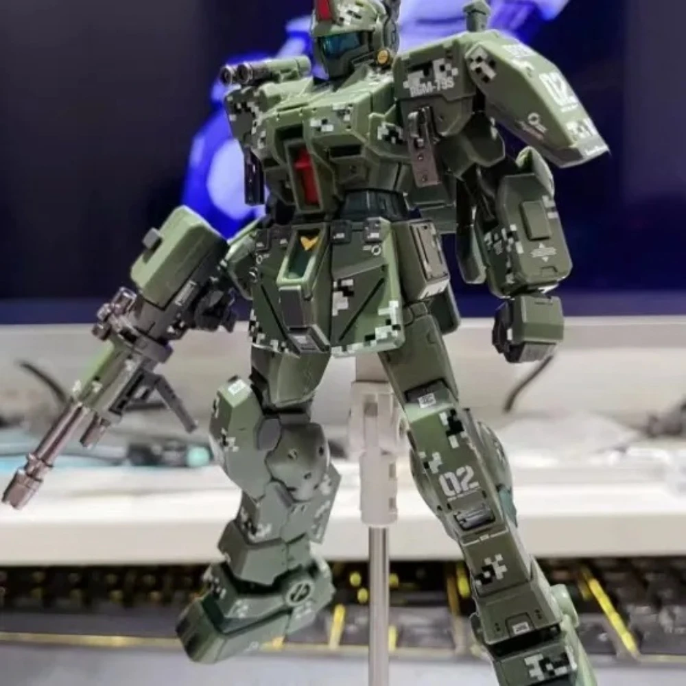 HG 1/144 RGM-79S GM المتقشف أطقم منمذجة جمع الجمعية المنقولة عمل أرقام روبوت تمثال نموذج أطفال بنين سطح المكتب لعبة هدية #6