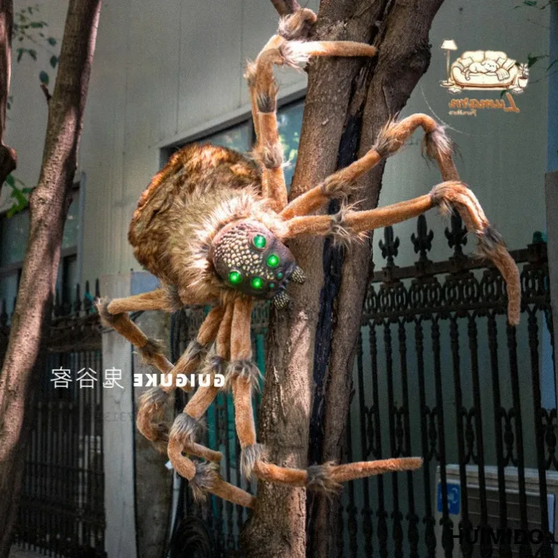 Halloween extra large spider ornament haunted house amusement