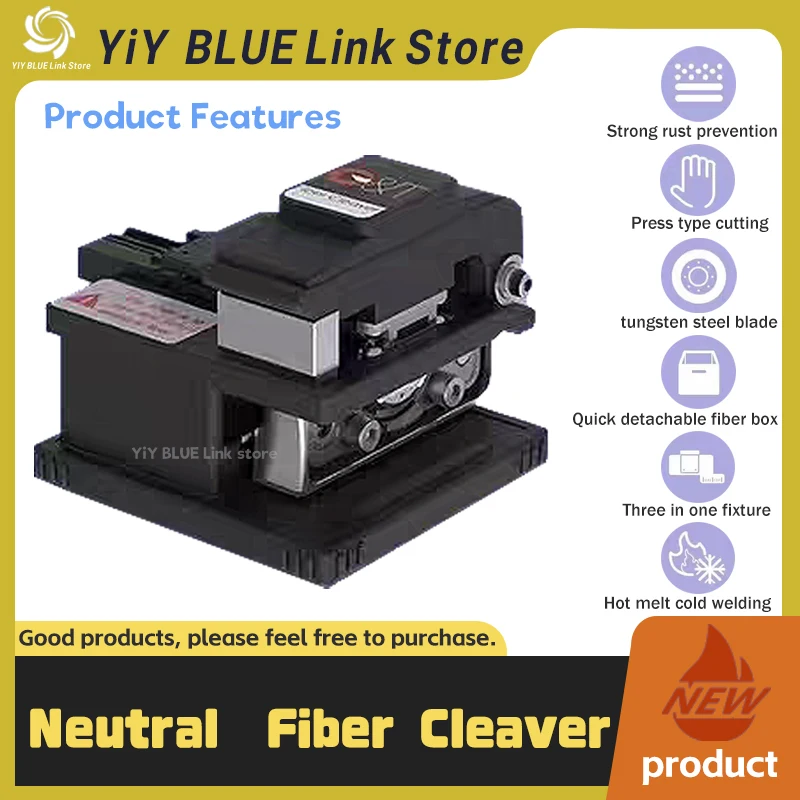 High-precision Neutral cutting knife hot melt cold splice special cutter fully automatic return knife fiber optic cutter