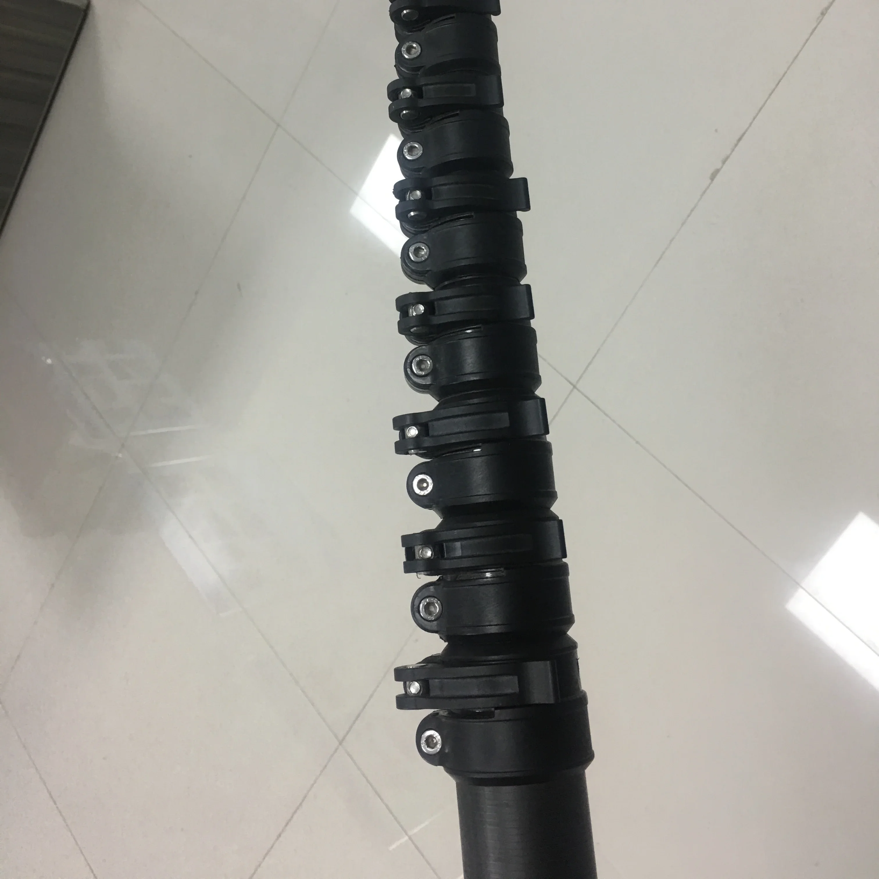 carbon fiber telescopic pole/tube life saving pole with quick locking mechanisms