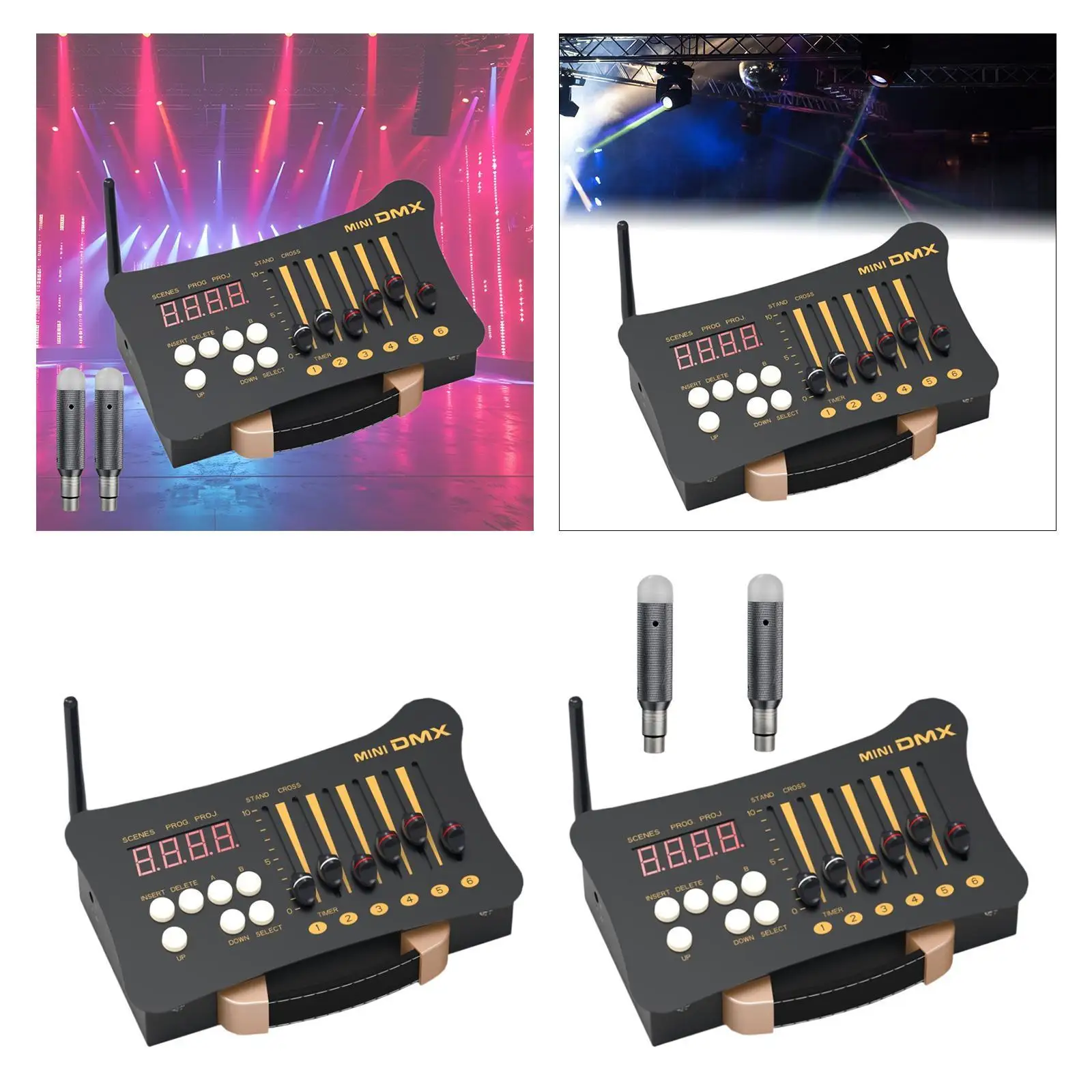 Dmx512 Controller Lightweight Convenient Multifunction Stage Light Controller for Music Show Bar Party DJ Lights LED Par Lights