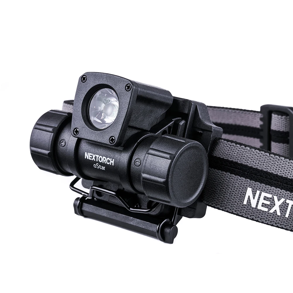 NEXTORCH-Lampe frontale oStar 500 ladorLED, lumière de casque haute performance, interface NVG, dégagement rapide, fixation magnétique puissante