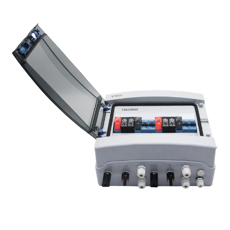 2 In 2 Out 550V Photovoltaic DC Combiner Box Solar Panel Distribution Box Solar System For Home Complete Kit