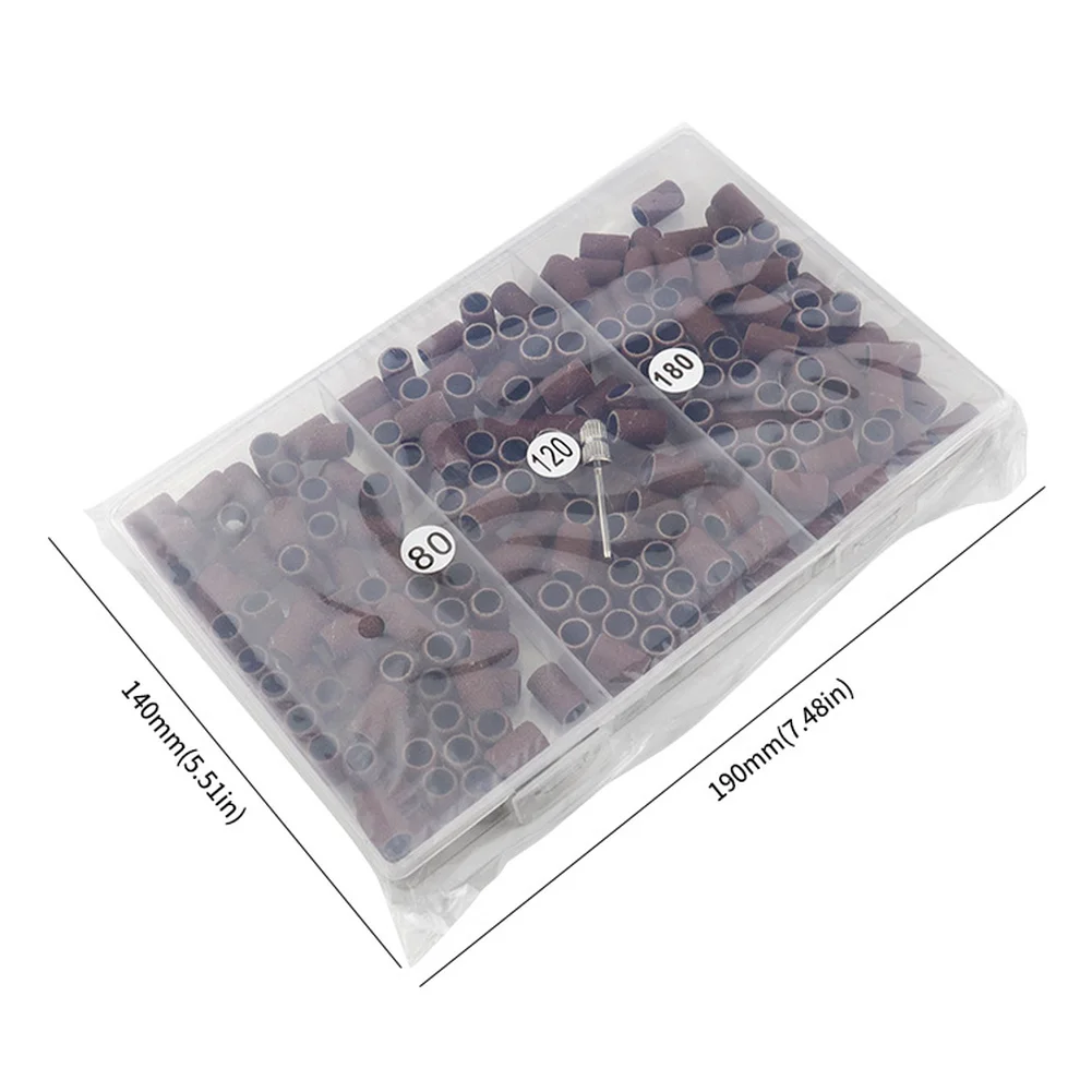Robust Nail Polishing Tool Set with Mandrel and Sanding Attachments Designed for Repeated Use Without Degradation