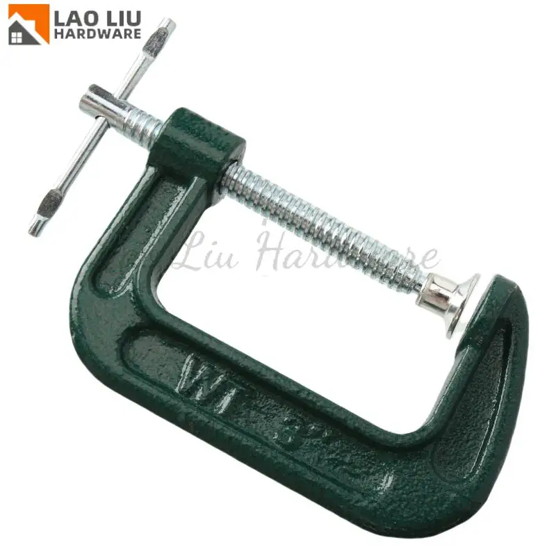 G-vormige clip Mini C-armatuur met verschuifbaar T-vormig handvat, geschikt voor houtbewerking, lassen, metalen werkstukken en houtbewerking